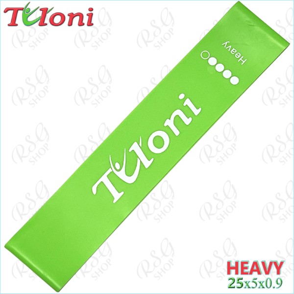 Latex Resistance Rubber Tuloni for Foot Heavy 0,9mm col. Green T1415